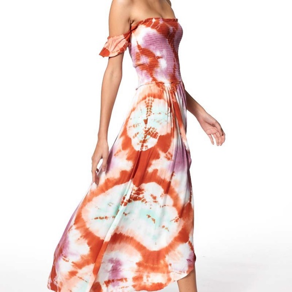 NWT YFB Frida Maxi Dress in MUSTARD color - Picture 2 of 8